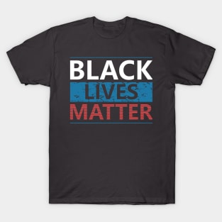 Black Lives Matter USA Flag T-Shirt